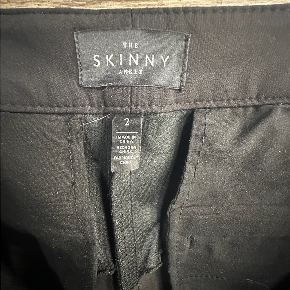 White House Black Market Black Slim Ponte Ankle Pants - Picture 6 of 6